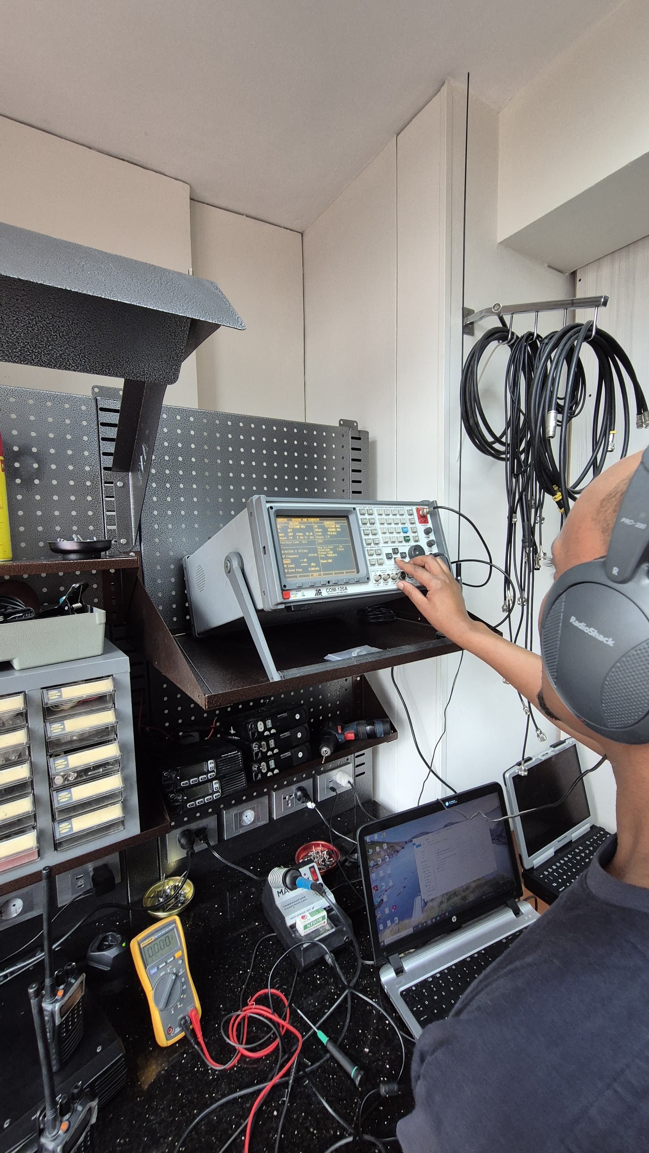 Bench diagnostics and calibration in workshop